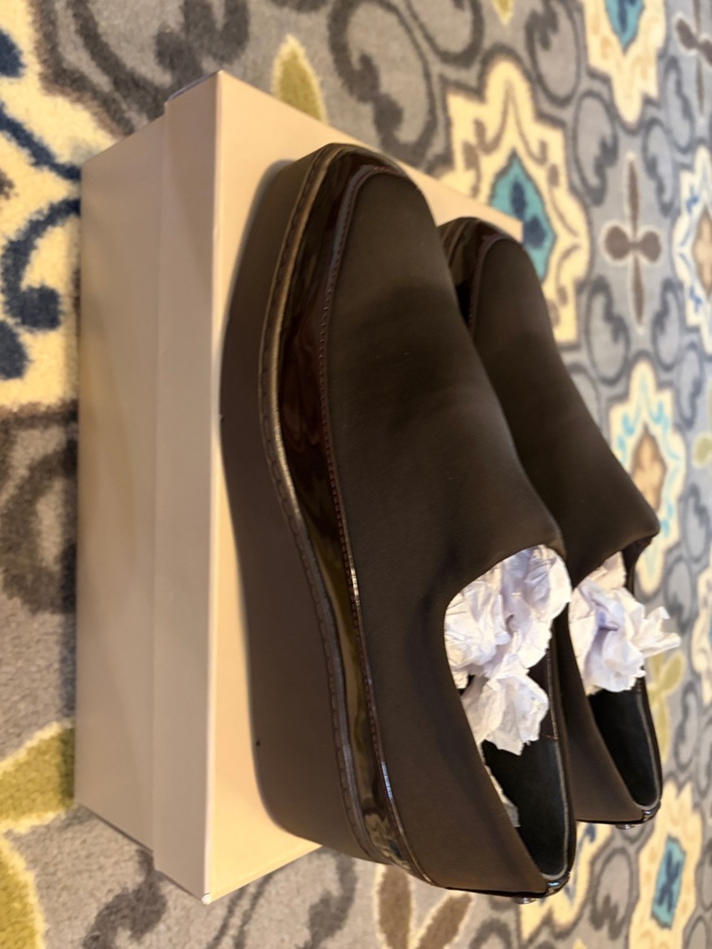 Donald J. Pliner Wilson Dark Brown Slip-On Loafers - Picture 5 of 6